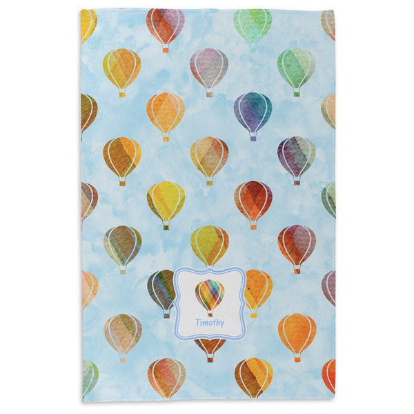 Watercolor Hot Air Balloons Microfiber Dish Towel - APPROVAL
