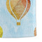 Watercolor Hot Air Balloons Microfiber Dish Towel - DETAIL