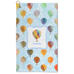 Watercolor Hot Air Balloons Microfiber Golf Towel (Personalized)