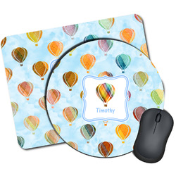 Watercolor Hot Air Balloons Mouse Pad (Personalized)