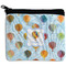 Watercolor Hot Air Balloons Neoprene Coin Purse - Front