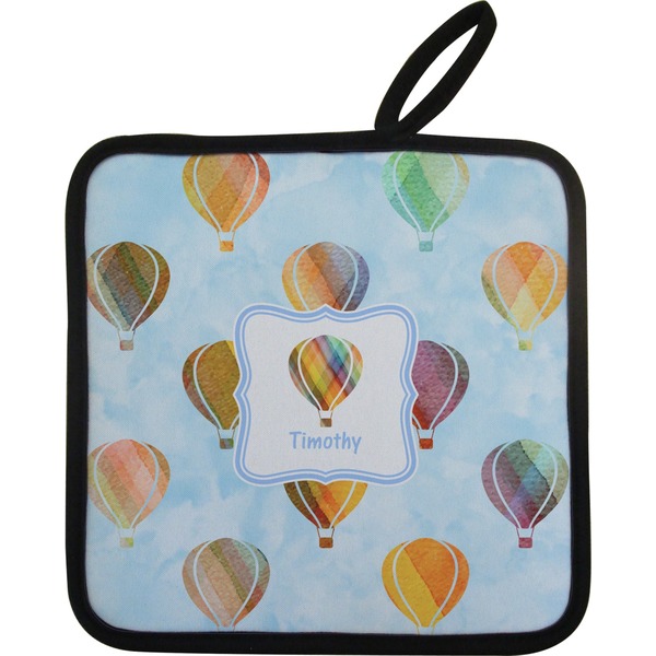 Watercolor Hot Air Balloons Neoprene Pot Holder