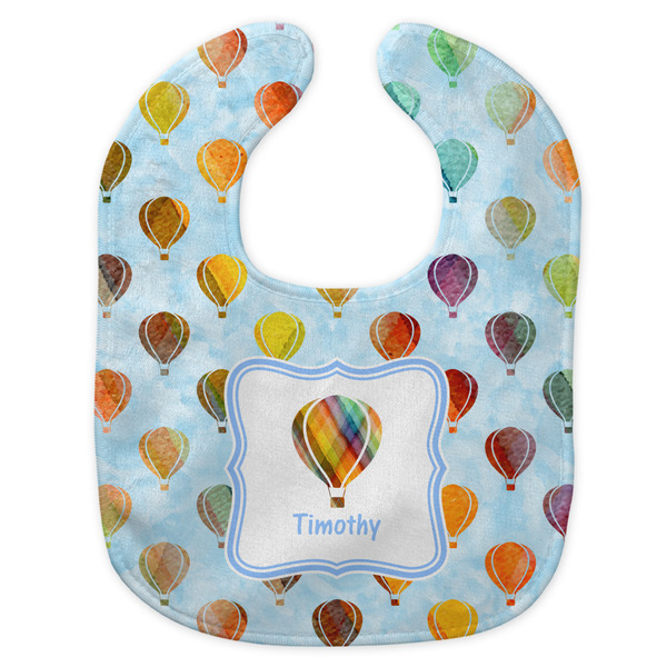 Watercolor Hot Air Balloons New Bib Flat Approval