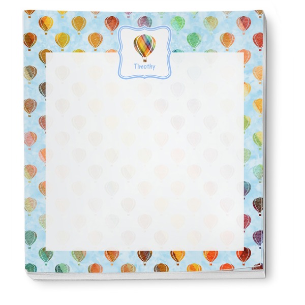Watercolor Hot Air Balloons Notepad - Apvl