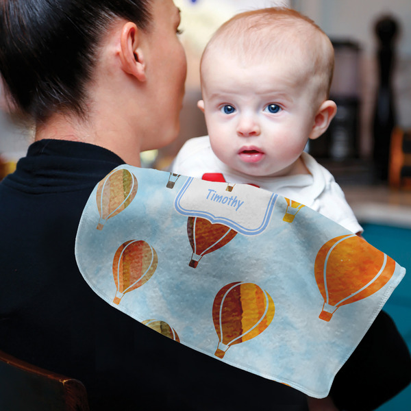 Watercolor Hot Air Balloons Old Burp - Lifestyle