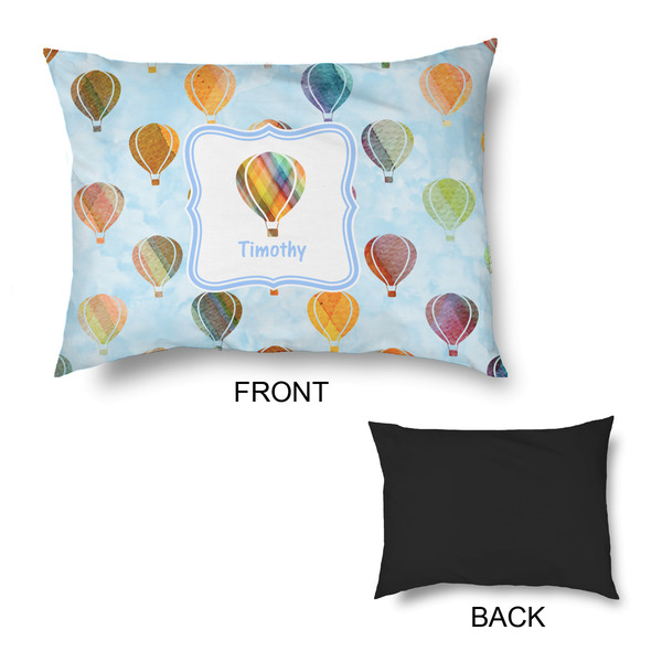 Watercolor Hot Air Balloons Outdoor Dog Beds - Medium - APPROVAL
