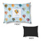 Watercolor Hot Air Balloons Outdoor Dog Beds - Medium - APPROVAL