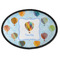 Watercolor Hot Air Balloons Oval Patch