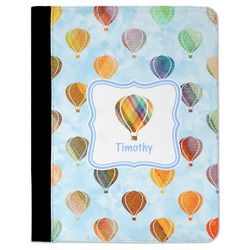 Watercolor Hot Air Balloons Padfolio Clipboard (Personalized)
