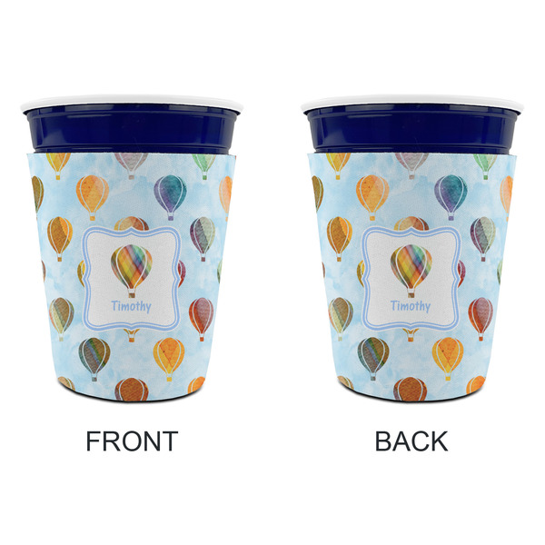 Watercolor Hot Air Balloons Party Cup Sleeves - without bottom - Approval