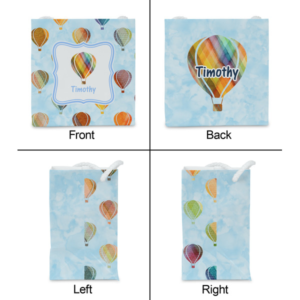 Watercolor Hot Air Balloons Party Favor Gift Bag - Matte - Approval