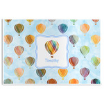 Watercolor Hot Air Balloons Disposable Paper Placemats (Personalized)