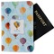 Watercolor Hot Air Balloons Passport Holder - Fabric (Personalized)