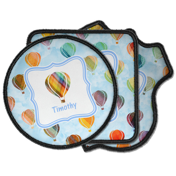 Custom Watercolor Hot Air Balloons Iron on Patches (Personalized)