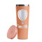 Watercolor Hot Air Balloons Peach RTIC Everyday Tumbler - 28 oz. - Lid Off