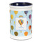 Watercolor Hot Air Balloons Ceramic Pencil Holders - Blue