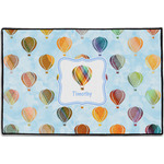 Watercolor Hot Air Balloons Door Mat - 36"x24" (Personalized)