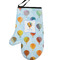 Watercolor Hot Air Balloons Personalized Oven Mitt - Left