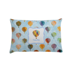Watercolor Hot Air Balloons Pillow Case - Standard (Personalized)