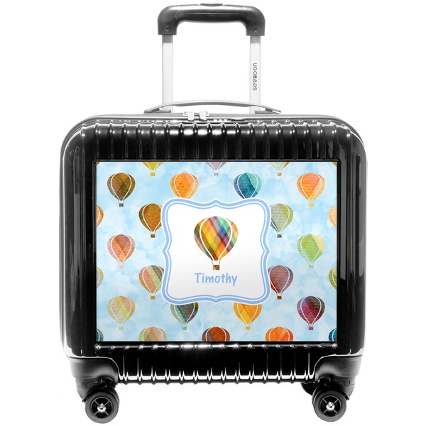 Custom Watercolor Hot Air Balloons Pilot / Flight Suitcase (Personalized)