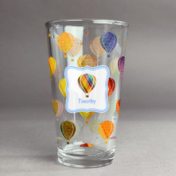 Watercolor Hot Air Balloons Pint Glass - Full Print (Personalized)