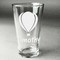 Watercolor Hot Air Balloons Pint Glass - Engraved (Single) (Personalized)