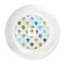 Watercolor Hot Air Balloons Plastic Party Dinner Plates - Approval