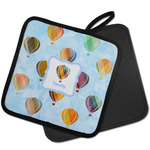 Watercolor Hot Air Balloons Pot Holder w/ Name or Text
