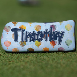 Watercolor Hot Air Balloons Blade Putter Cover (Personalized)