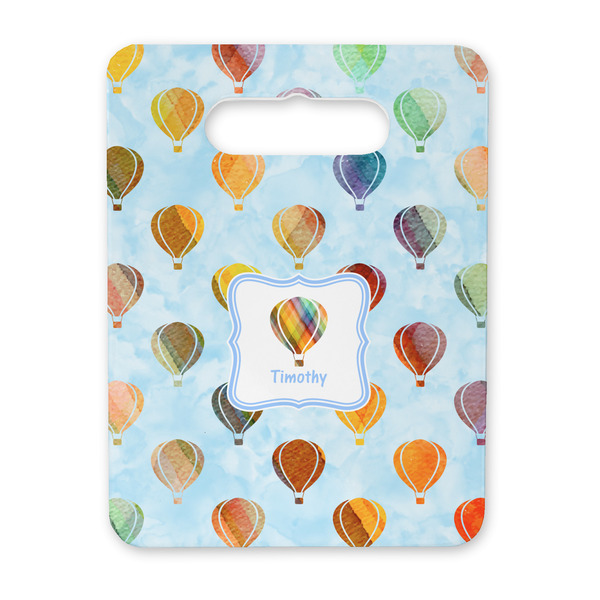 Custom Watercolor Hot Air Balloons Rectangular Trivet with Handle (Personalized)