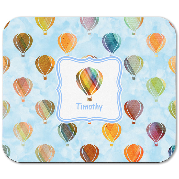 Watercolor Hot Air Balloons Rectangular Mouse Pad - APPROVAL