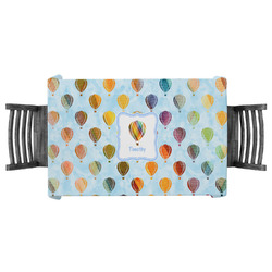 Watercolor Hot Air Balloons Tablecloth - 58"x58" (Personalized)