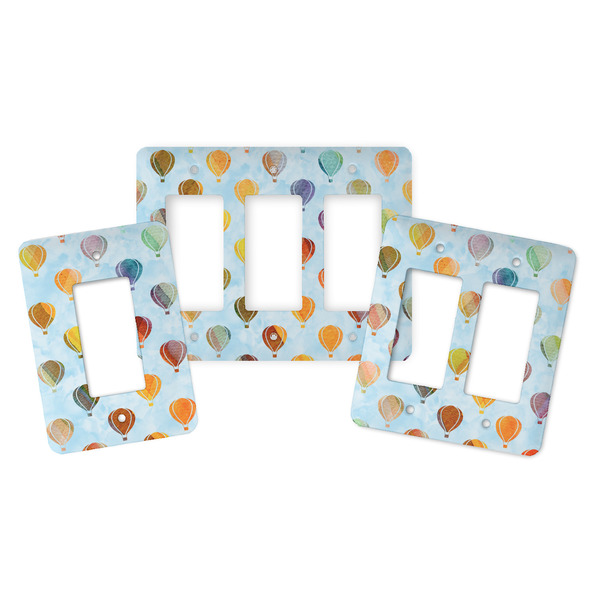 Watercolor Hot Air Balloons Rocker Light Switch Covers - Parent - ALL VARIATIONS