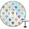 Watercolor Hot Air Balloons Round Table Top