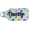 Watercolor Hot Air Balloons Sanitizer Holder Keychain - Large (Back)