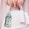 Watercolor Hot Air Balloons Sanitizer Holder Keychain - Large (LIFESTYLE)