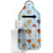 Watercolor Hot Air Balloons Hand Sanitizer & Keychain Holder - Large (Personalized)