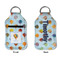 Watercolor Hot Air Balloons Sanitizer Holder Keychain - Small APPROVAL (Flat)