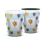 Watercolor Hot Air Balloons Ceramic Shot Glass - 1.5 oz (Personalized)