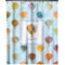 Watercolor Hot Air Balloons Shower Curtain 70x90