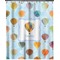 Watercolor Hot Air Balloons Extra Long Shower Curtain - 70"x84" (Personalized)