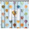 Watercolor Hot Air Balloons Shower Curtain - Custom Size (Personalized)