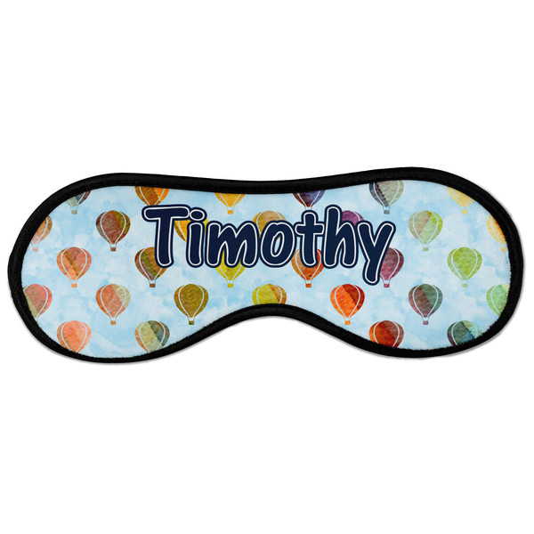 Watercolor Hot Air Balloons Sleeping Eye Mask - Front Large