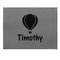 Watercolor Hot Air Balloons Small Engraved Gift Box with Leather Lid - Approval