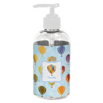 Watercolor Hot Air Balloons Plastic Soap / Lotion Dispenser (8 oz - Small - White) (Personalized)