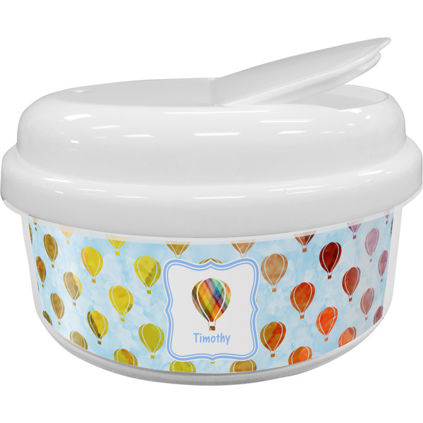 Custom Watercolor Hot Air Balloons Snack Container (Personalized)