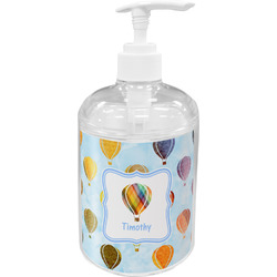 Watercolor Hot Air Balloons Acrylic Soap & Lotion Bottle (Personalized)