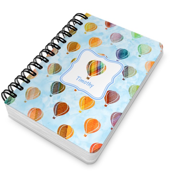 Watercolor Hot Air Balloons Spiral Journal 5 x 7 - Main