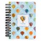 Watercolor Hot Air Balloons Spiral Journal Small - Front View