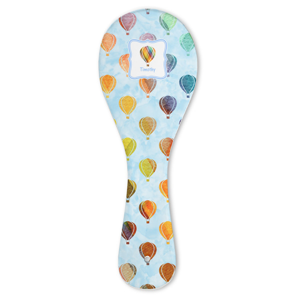 Custom Watercolor Hot Air Balloons Ceramic Spoon Rest (Personalized)
